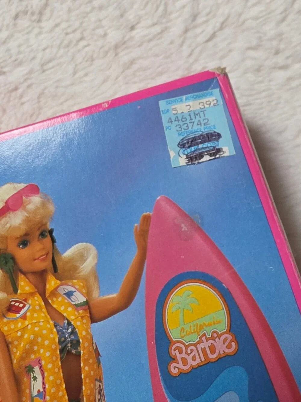 Vintage 1987 Barbie California Dream Surf n Shop Playset Box Accessories 4461